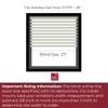 ARLO Faux Wood Blinds with Crown Valance - 27" Width x 73" Height, White, Cordless Window Shades for Indoor Windows, 2" Faux Wooden Blinds for Home view 2