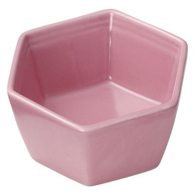 (Koyotoki) Koyo Pottery 58909034 Small Bowl, Peach, 3.9 inches (10 cm), Hex Small Bowl