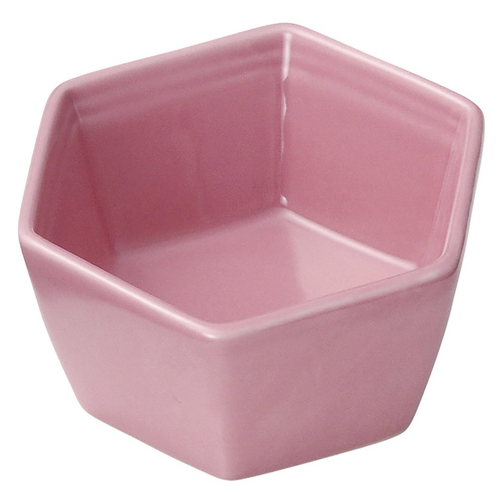 (Koyotoki) Koyo Pottery 58909034 Small Bowl, Peach, 3.9 inches (10 cm), Hex Small Bowl