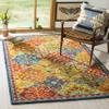 SAFAVIEH Aspen Collection 5' x 8' Blue/Orange APN514M Handmade Boho Wool Area Rug view 1