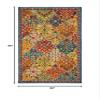 SAFAVIEH Aspen Collection 5' x 8' Blue/Orange APN514M Handmade Boho Wool Area Rug view 2