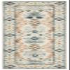 SAFAVIEH Aspen Collection Runner Rug - 2'3" x 11', Ivory & Blue, Handmade Boho Wool, Ideal for High Traffic Areas in Living Room, Bedroom (APN310A) view 2