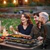 Artestia 1500W Large Size Raclette Cheese Grill Adjustable Temperature Korean BBQ Grill, Cheese Raclette with Grill Stone and Food-Grade Ceramic Glaze Reversible Aluminum Plate for Parties Family view 3
