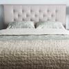 Baxton Studio Windsor Modern and Contemporary Greyish Beige Fabric Upholstered Queen Size Headboard Beige/Queen//Contemporary/Fabric Polyester 100%"/LVL/Foam view 1