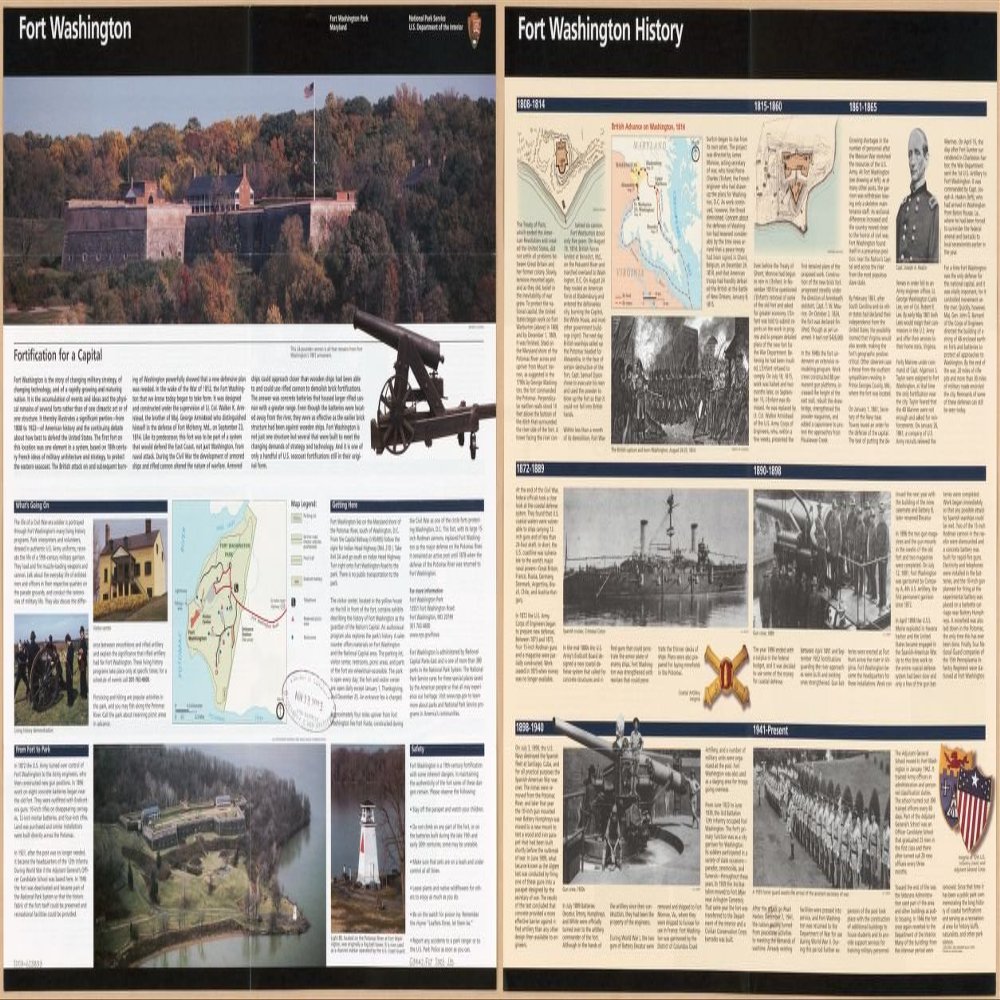 12" x 24" 2003 Map of Fort Washington Park Maryland