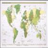 14" x 24" 2011 Map of The Standard Time Zones of The World view 1