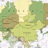14" x 24" 2011 Map of The Standard Time Zones of The World view 2