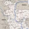 18" x 24" 2001 Map of Bangladesh International Boundary National Capital Elevation Point view 2