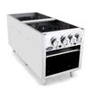 CookRite ATSP-18-2 Two Burner Stock Pot Stove Natural Gas Stainless Steel Countertop - 160,000 BTU view 1