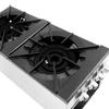 CookRite ATSP-18-2 Two Burner Stock Pot Stove Natural Gas Stainless Steel Countertop - 160,000 BTU view 2