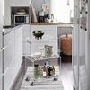 2119 Rolling Utility Cart Tower Rack for Kitchen Bathroom Laundry Dining Room Places,Acrylic Mobile Storage Cart On Wheels view 4
