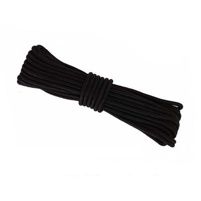 FANCY PUMPKIN Colorful Nylon Rope 65ft - 6mm Braided Rope Multipurpose Rope, Black