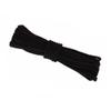FANCY PUMPKIN Colorful Nylon Rope 65ft - 6mm Braided Rope Multipurpose Rope, Black view 1