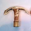 Replica Warehouse LOT OF 2 PCS BRASS WALKING STICK HEAD VICTORIAN DESIGNER ANCHOR, CANE HANDLES view 4