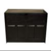 Space Saving Bench-to-Bed Twin - Black. Concealed High-Comfort, Intex Durabeam Supreme Air Flow Mattress. Easily converts from Bench to Bed in Minutes. Solid Wood and Made in The U.S.A. view 1