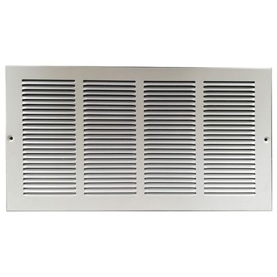 4MJR5 Return Air Grille, 20x20 In, White