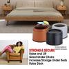 iPrimio Bed Risers - 3 Inch, Heavy Duty, 6 Pack, 10000lbs - Safe, Sturdy Furniture Risers for College Dorm Rooms, Couches, Tables, Desk Risers view 2