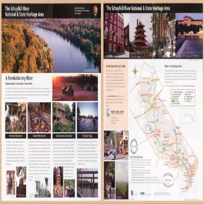 12" x 24" 2006 Map of The Schuylkill River National & State Heritage Area