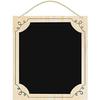 Rustic Wooden Chalkboard Sign with Rope Hanger - 15.75" x 14" (1-Piece) - Perfect for Weddings, Events & Home Dcor view 1