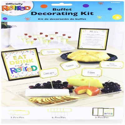 Amscan 280083 Officially Retired Buffet Party Decorating Kit, 1 pack