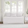 Intelligent Design Brooklyn Cotton Daybed Cover - Jacquard Tufted Chenille with Quilted Reverse, All Season Bedding with Bedskirt, Matching Shams, Decorative Pillow, Ivory 39"x75" 5 Piece view 1