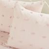 Intelligent Design Brooklyn Cotton Daybed Cover - Jacquard Tufted Chenille with Quilted Reverse, All Season Bedding with Bedskirt, Matching Shams, Decorative Pillow, Pink 39"x75" 5 Piece view 4