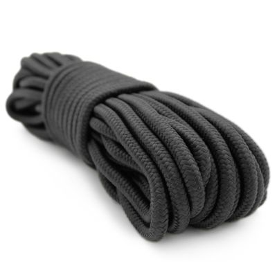 Emergency Zone 9mm Nylon Braided, 50 Foot, Multi-Purpose Camping Rope | Black (3 Pack)