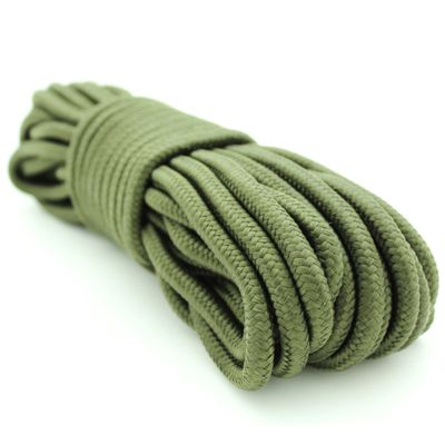 Emergency Zone 9mm Nylon Braided, 50 Foot, Multi-Purpose Camping Rope | Green (3 Pack)