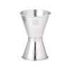 Thirsty Rhino Duo, Double Sided Stainless Steel Cocktail Jigger, 1 Ounce, 2 Ounce, Brushed Silver (Set of 1) view 1