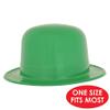 Beistle 12 Piece Plastic Derbies, Green view 2