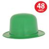Beistle 12 Piece Plastic Derbies, Green view 4