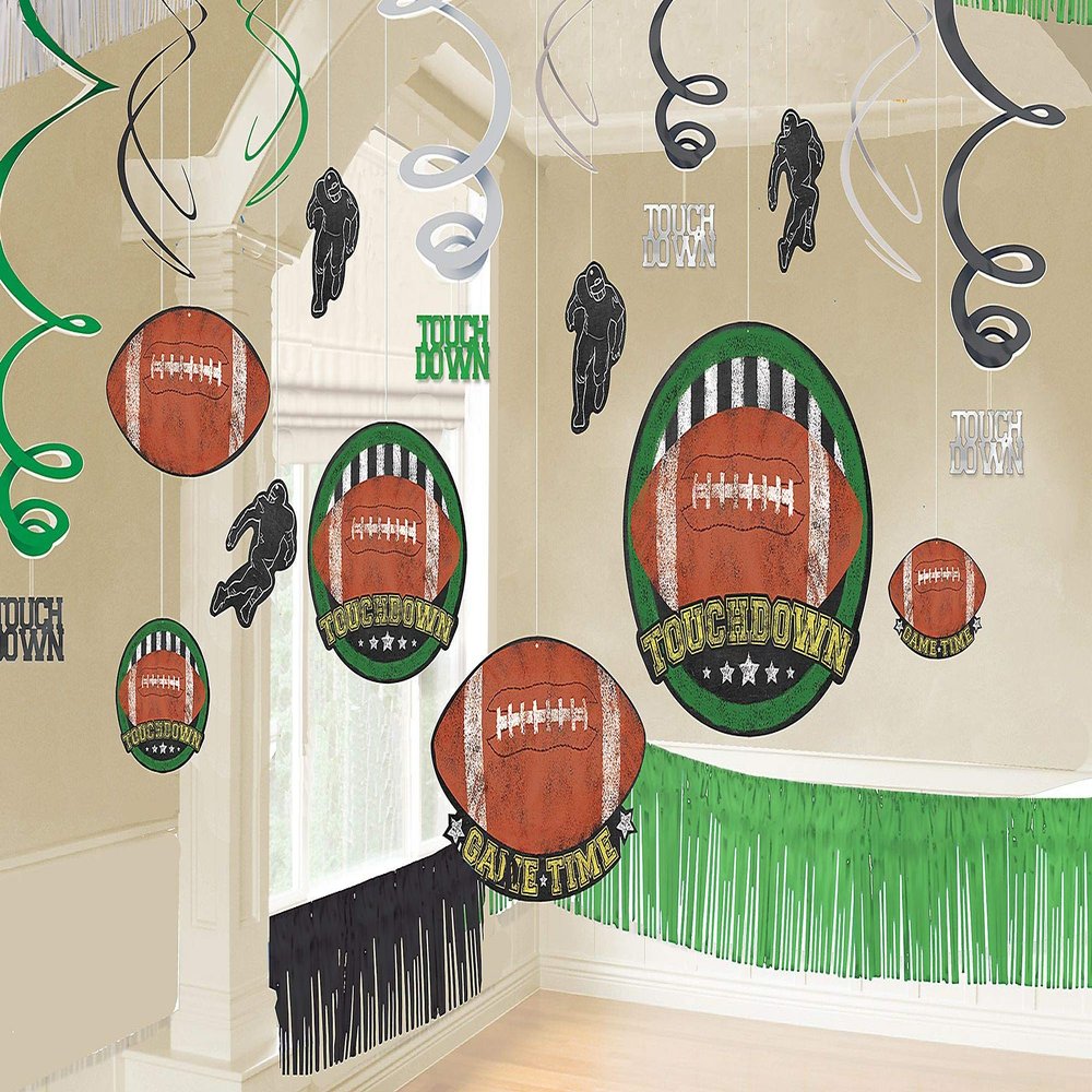 Amscan Football Giant Room Decorating Kit Party Supplies, Multi