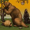 Glyptodon and Megatherium Extinct Fauna Poster Print by Science Source (24 x 18) view 1