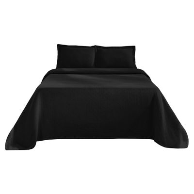 BNM Luxurious Textured Cotton Woven Jacquard Matelasse Premium Quality Bedspread Set, Oversized Bedding, Embossed Cotton Fabric, Soft, Durable, Medium Weight, Basketweave, Twin Size, Assorted colors