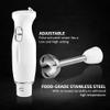 OVENTE Immersion Hand Blender, 300W Corded Electric Handheld Stick Mixer with 2 Mixing Speeds and Stainless Steel Blades for Smoothies, Purees & Baby Food, White HS560W view 2