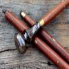 Replica Warehouse Copper Antique Brass Edward Handel Shaft Walking Stick Cane Solid Vintage Gift view 3