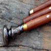 Replica Warehouse Copper Antique Brass Edward Handel Shaft Walking Stick Cane Solid Vintage Gift view 4