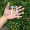 12units 30x100mm 50ML Empty Jars Glass Bottle with Aluminium Silver Color Screw Cap Sealed liquid Food Gift Container (12, 50ML-Silver Lid) view 4