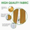 TWOPAGES 52 W x 102 L Pinch Pleat Room Darkening Velvet Curtain Drapery Panel for Traverse Rod or Track, Living Room Bedroom Meetingroom Club Theater Patio Door (1 Panel), Orange view 4
