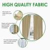 TWOPAGES 52 W x 102 L Pinch Pleat Room Darkening Velvet Curtain Drapery Panel for Traverse Rod or Track, Living Room Bedroom Meetingroom Club Theater Patio Door (1 Panel), Khaki view 4