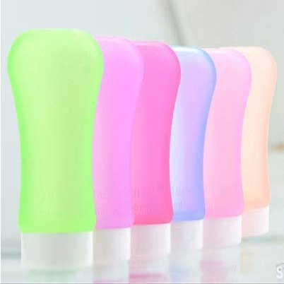 MyFriday HuaRui Suction Cup Outdoor Silicone Travel Bottle 89ml Capacity (6 Pack)