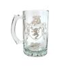 Molloy Irish Family Coat of Arms 27oz Glass Stein  Personalized Heraldic Engraving view 1