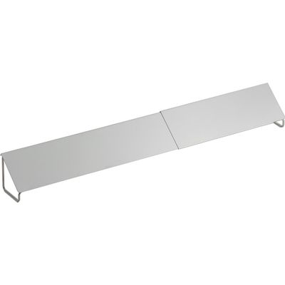 Iris Plaza Exhaust Vent Dirt Proof Cover Silver 62  78 X 7.2 X/8 cm Sliding Stainless Steel Made in Japan Tsubame Kitchen Series TSK  2