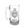 MacCarthy (McCarthy) Irish Coat of Arms 27oz Stein - Personalized Heraldic Engraving view 1