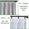 TWOPAGES 52 W x 102 L Pinch Pleat Curtain Room Darkening Velvet Curtain Drapery Panel for Traverse Rod or Track, Living Room Bedroom Meetingroom Club Theater Patio Door (1 Panel), Silver Grey view 2