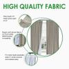 TWOPAGES 52 W x 102 L Pinch Pleat Curtain Room Darkening Velvet Curtain Drapery Panel for Traverse Rod or Track, Living Room Bedroom Meetingroom Club Theater Patio Door (1 Panel), Gray Beige view 2