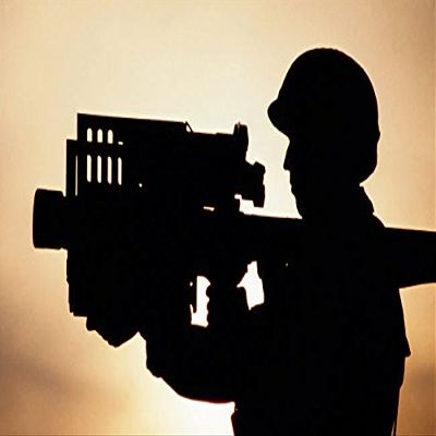 Soldier Holds a Stinger Anti-Aircraft Guided Missile Poster Print by Stocktrek Images (34 x 22)