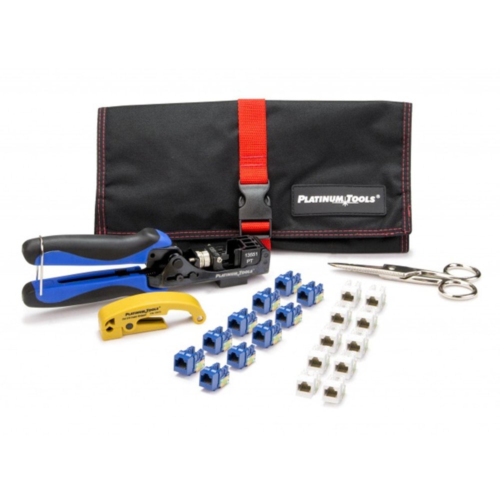 Platinum Tools Xpress Jackkeystone Termination Kit Box (90175)