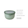 Mepal  Multi Bowl Cirqula 4-Piece Set  Food Storage Container with Lid - Suitable as Airtight Storage Box for Fridge & Freezer, Microwave Container - 350, 750, 1250, 2250ml - Nordic White view 3
