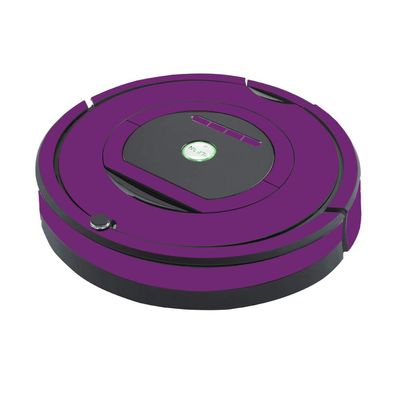 MightySkins Skin Compatible with iRobot Roomba 770 Robot Vacuum - Solid Purple | Protective, Durable, and Unique Vinyl Decal wrap Cover | Easy to Apply, Remove, and Change Styles | Made in The USA